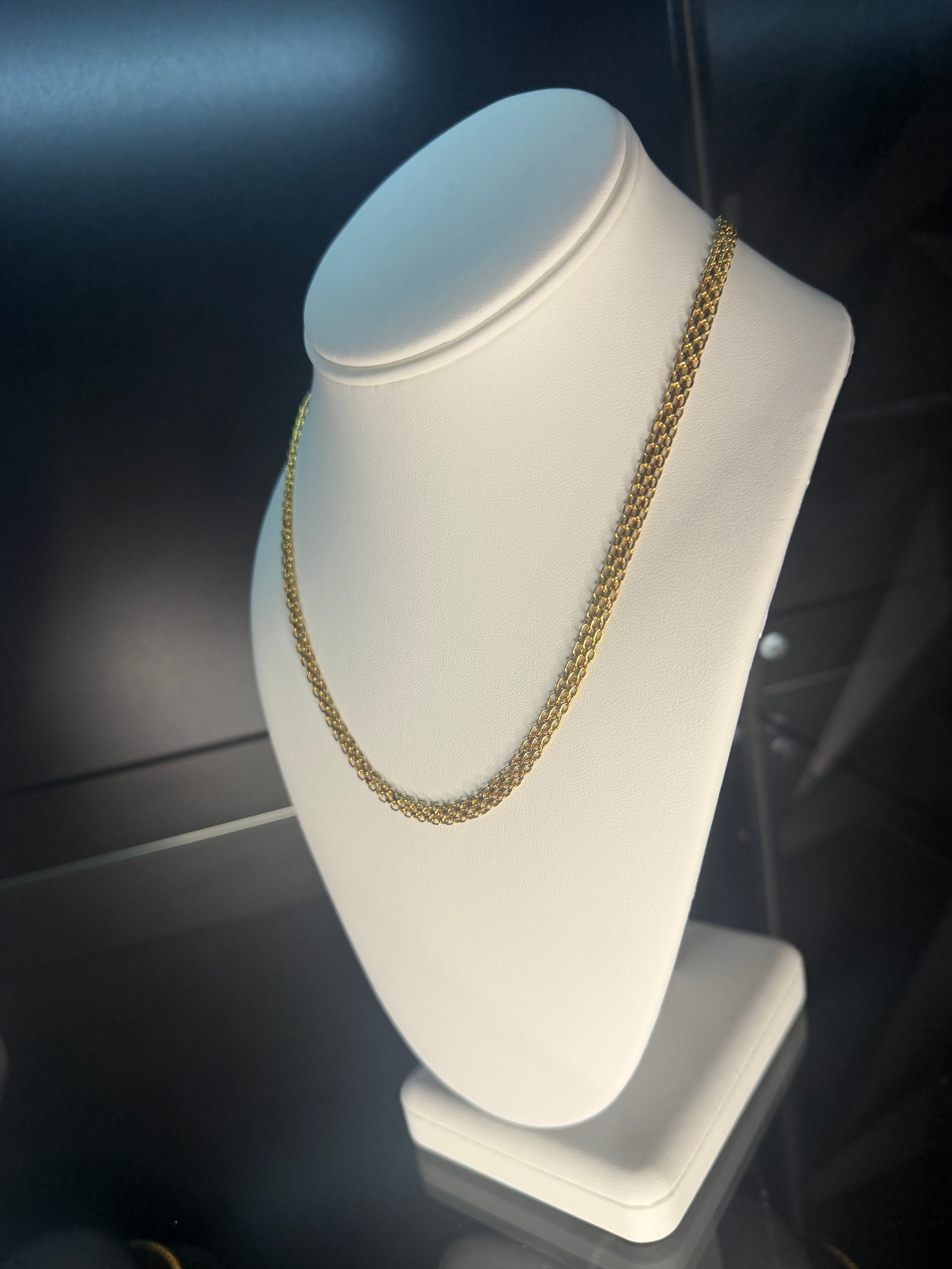 Cadena Tejido Chino 18K Oro Italiano 70cm – 11.09g