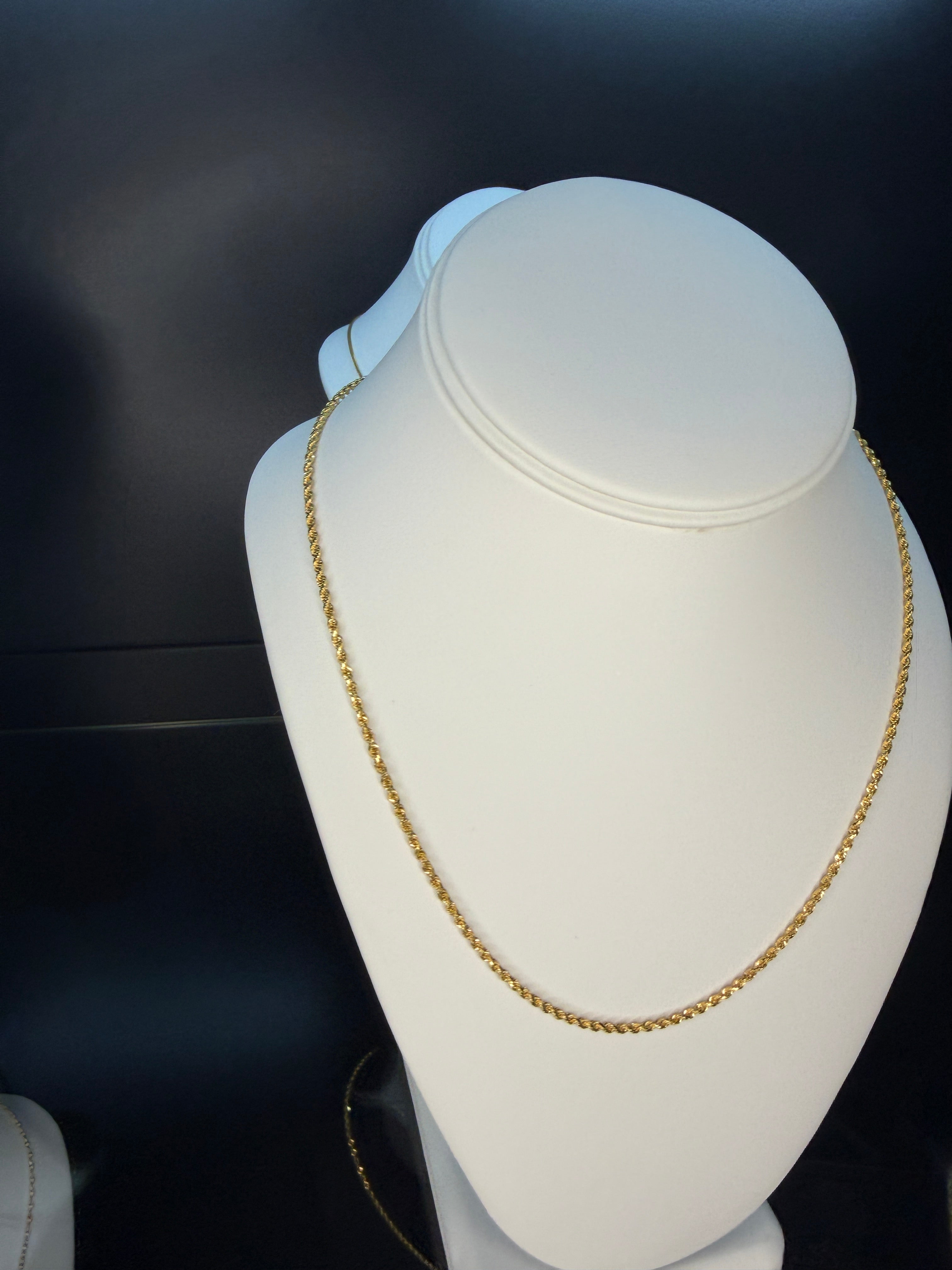 Cadena Soga 18K Italiana 60cm ✨ 4g | Estilo Fino y Elegante