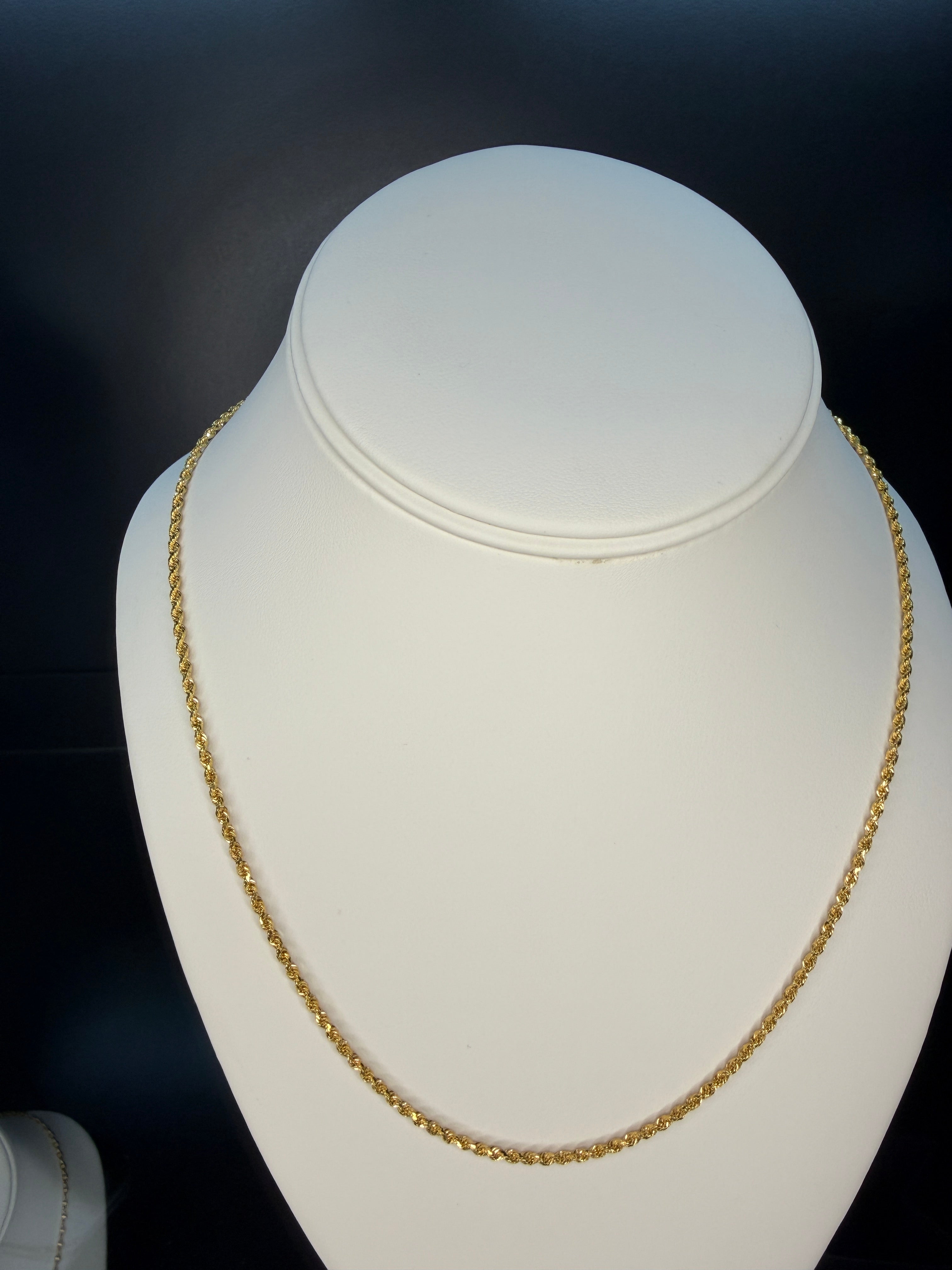 Cadena Soga 18K Italiana 60cm ✨ 4g | Estilo Fino y Elegante