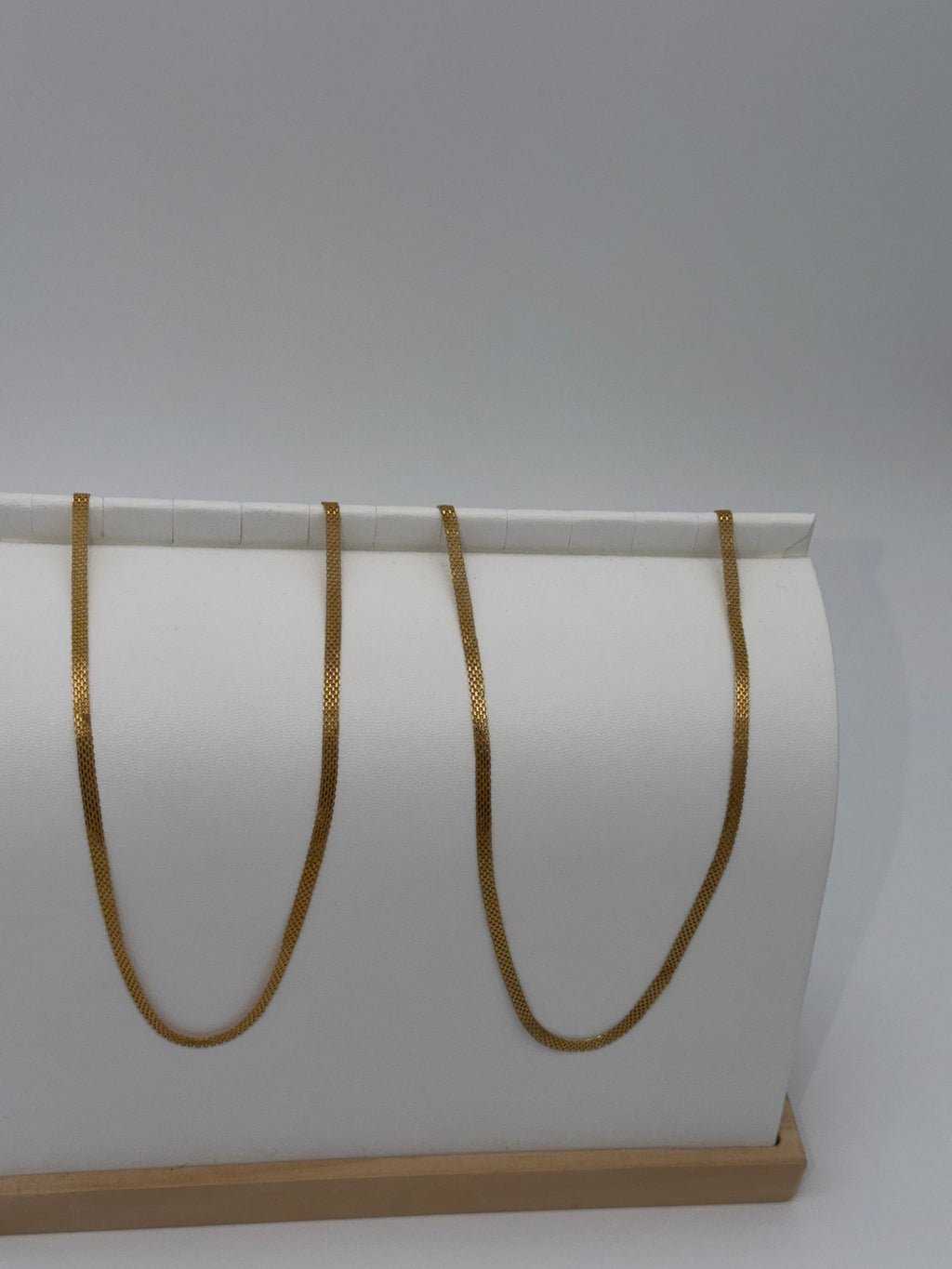 Cadena tejido chino oro 18K 🇮🇹 – 60cm