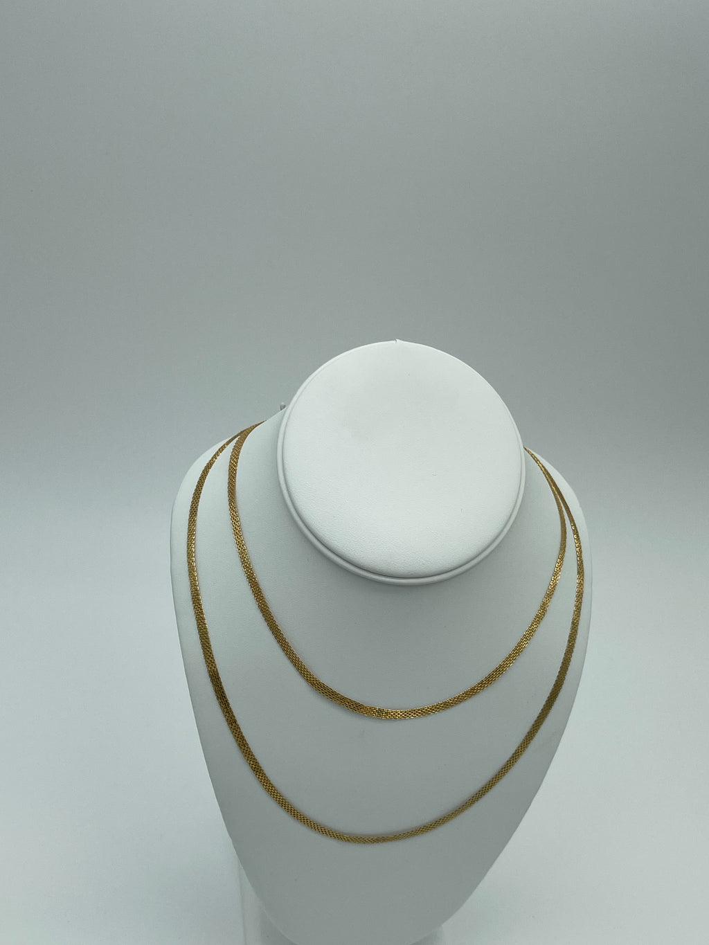 Cadena tejido chino oro 18K 🇮🇹 – 60cm